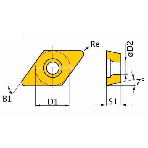 Produktbild für ISO DCMT11T304