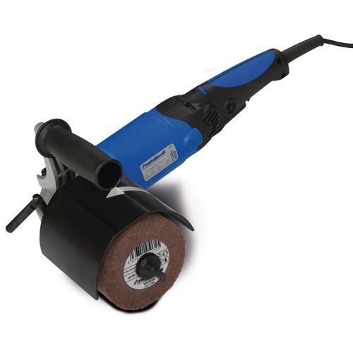 SM 100 mit montierter feiner Vlies-Walze