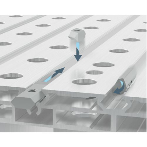 Produktbild für Siegmund mit Alu Tischprofilen 1200x700 System 16