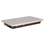Produktbild für 120x80/160x120 cm, HPL Lochrasterplatte Ø20 mm, mit Schubkasten