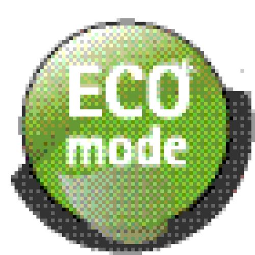  ECO MODE    Spart Wasser, Reinigungsmittel und Energie   Nur die benötigten Mengen werden verwendet   Leiser Betrieb  