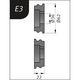 Produktbild für Typ E3, Ø 62 x 26 x 22 mm