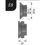 Produktbild für Typ E8, Ø 96 x 55 x 50 mm