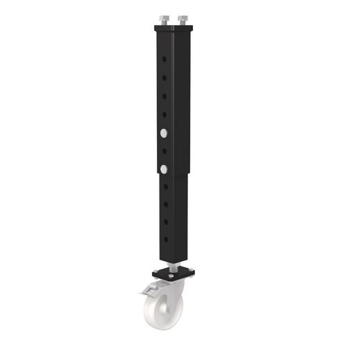 Produktbild für höhenverstellbar mit Lenkrolle und Feststellbremse 600-850