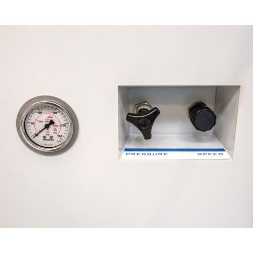 Hydraulischer Druck einstellbar