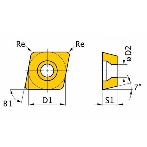 Produktbild für ISO CCMT09T304