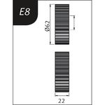 Produktbild für Typ E8, Ø 62 x 26 x 22 mm