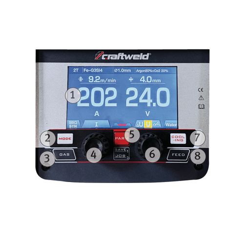 Produktbild für CRAFT-MIG.PRO 353 WS Synergic